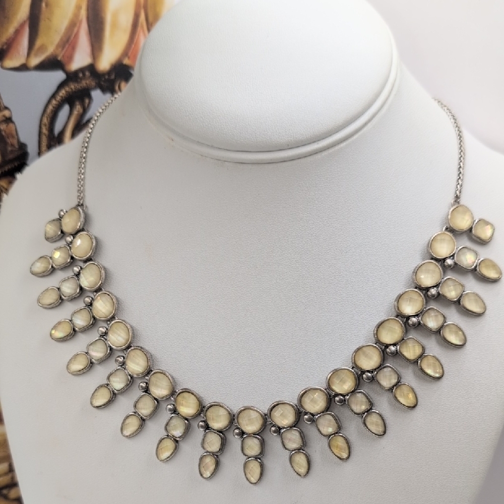 Lucky Brand Opalescent Double-Row Necklace